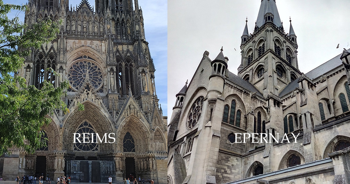 cathedrales reims et epernay