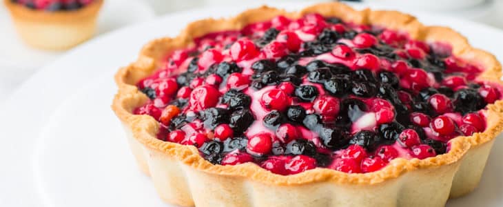 recette tarte myrtilles et groseilles