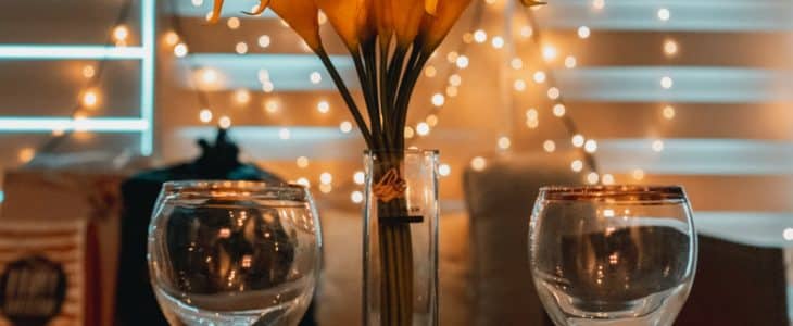 menus pour une soirée romantique