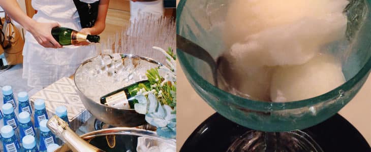 recette sorbet de champagne