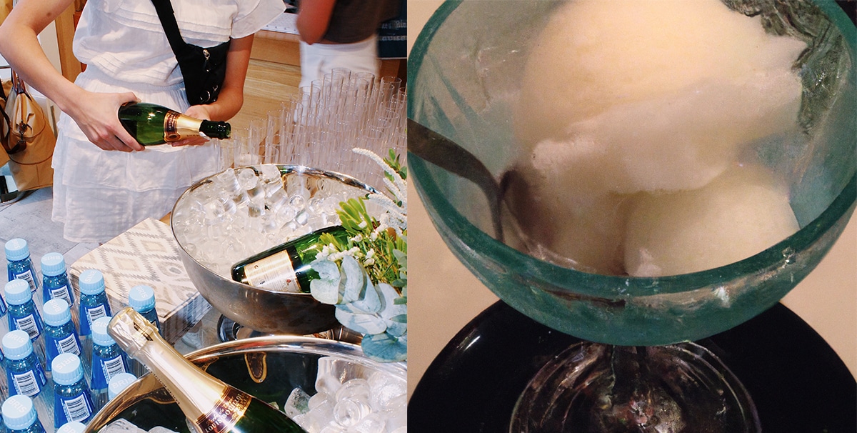 recette sorbet de champagne