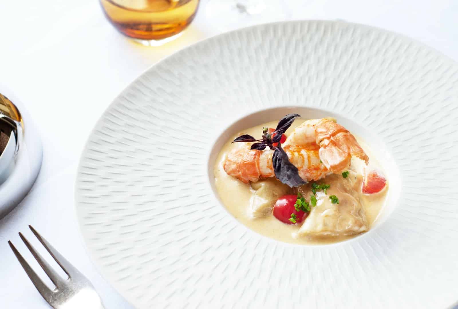 quel poisson avec du champagne