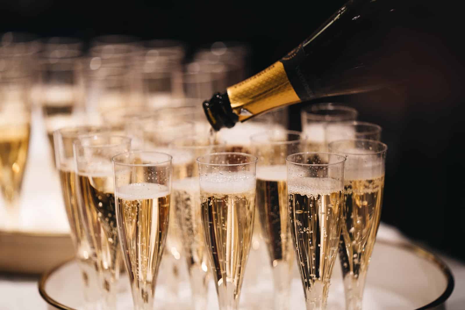 aperitif au champagne