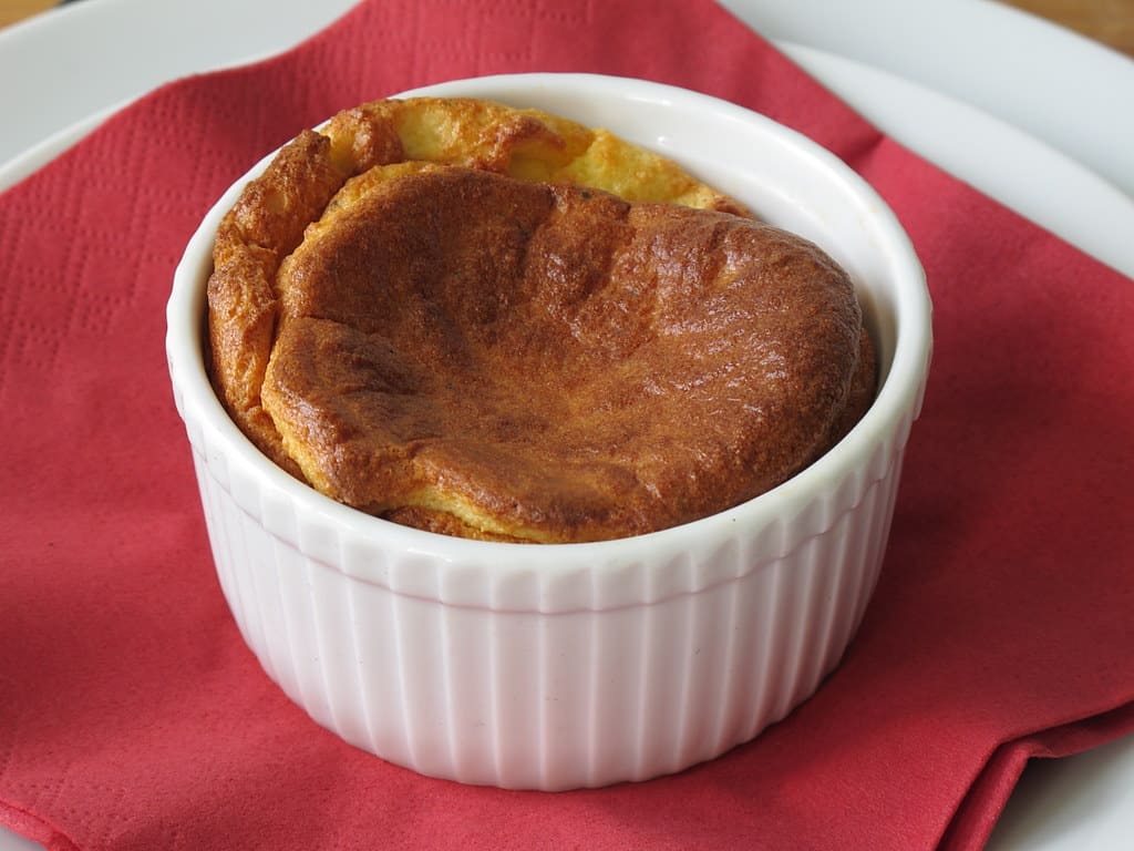 soufflé au champagne