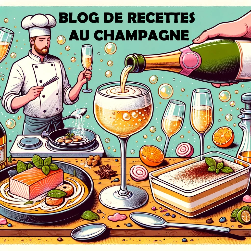 des articles sur les recettes de champagne