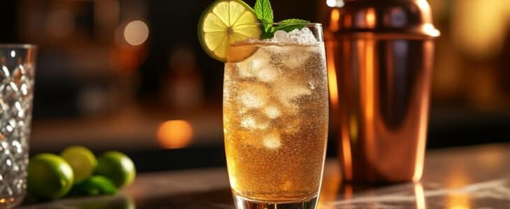 découvrez le cocktail moscow mule champagne, une réinterprétation raffinée du classique. alliant la fraîcheur du gingembre à l'effervescence du champagne, cette boisson festive séduira vos papilles pour toutes vos occasions spéciales.