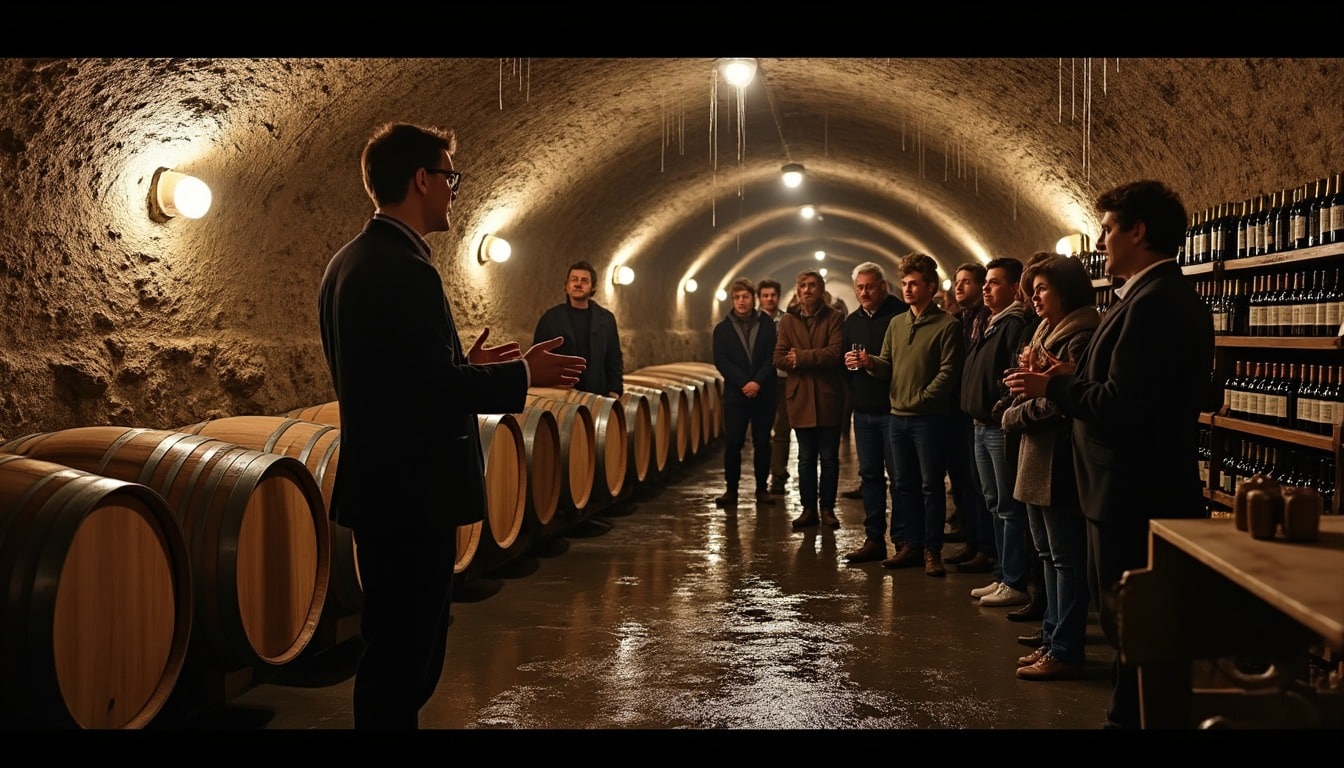 découvrez les fascinants secrets des caves de champagne lors d'une visite guidée sous terre. plongez dans l'univers du vin effervescent, explorez les galeries historiques et apprenez tout sur le processus de fabrication du champagne dans un cadre unique et authentique.