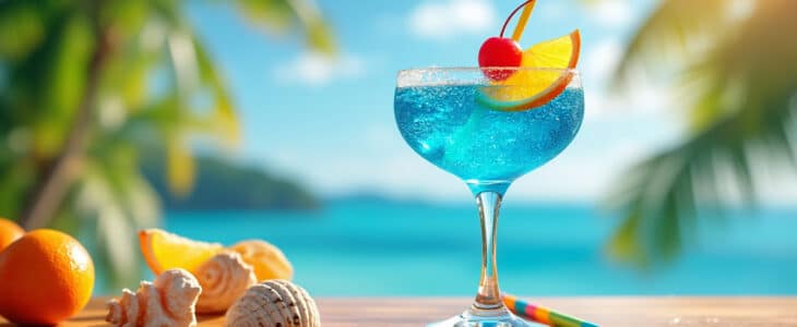 découvrez le blue lagoon pétillant, un cocktail bleu éblouissant qui saura attirer tous les regards. avec sa couleur vibrante et son goût exquis, il devient l'incontournable de vos soirées. savourez ce mélange rafraîchissant et laissez-vous transporter par une vague de fraîcheur!