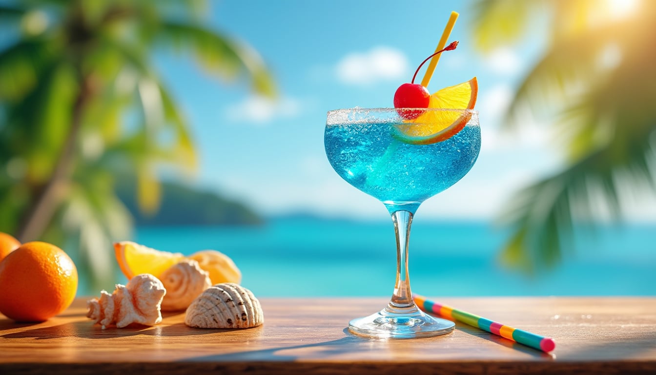 découvrez le blue lagoon pétillant, un cocktail bleu éblouissant qui saura attirer tous les regards. avec sa couleur vibrante et son goût exquis, il devient l'incontournable de vos soirées. savourez ce mélange rafraîchissant et laissez-vous transporter par une vague de fraîcheur!