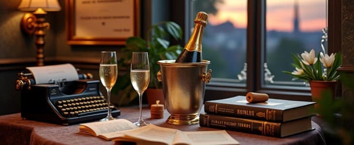 découvrez comment le champagne a inspiré les écrivains à travers les siècles. plongez dans l'univers littéraire où cette effervescente boisson a sublimé des œuvres emblématiques et des récits enchanteurs. un hommage à la poésie et à la prose, mêlant bulles et belles lettres.