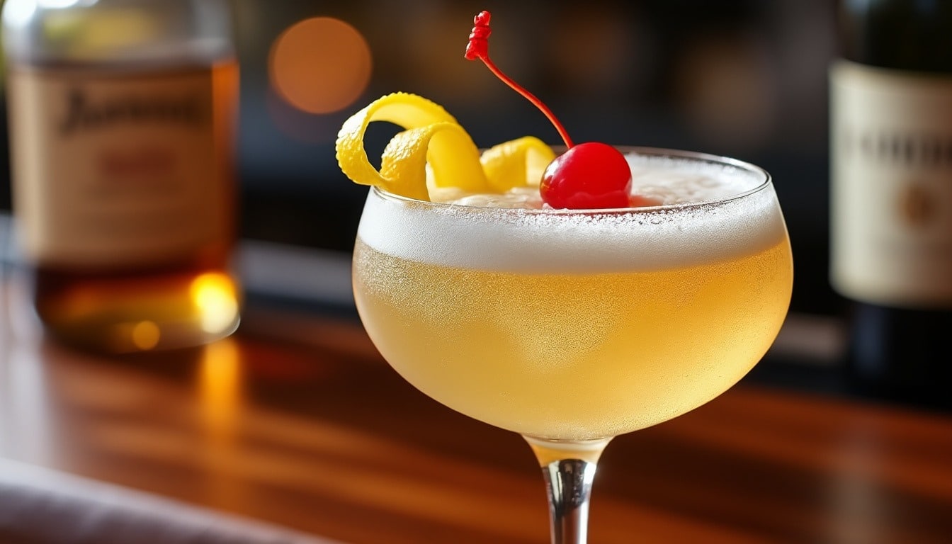 découvrez le cocktail whisky sour au champagne, une combinaison audacieuse de saveurs qui étonnera vos papilles. parfait pour toutes les occasions, ce mélange raffiné entre l'acidité du citron, la douceur du whisky et l'effervescence du champagne saura séduire vos invités. osez l'originalité et réveillez vos sens avec cette recette unique!