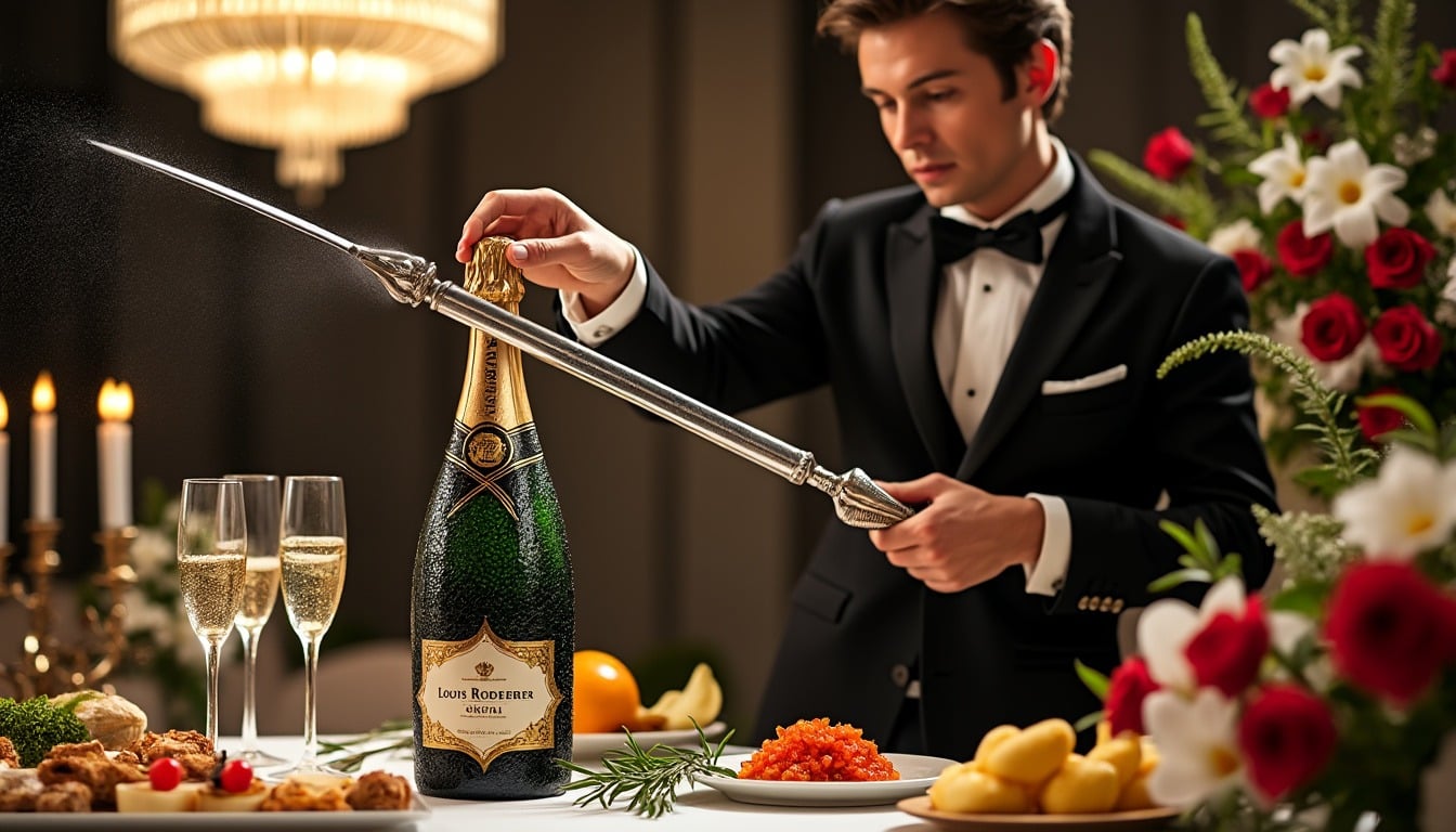 découvrez les secrets du sabrage de champagne : est-ce une tradition incontournable ou une méthode facultative ? plongez dans l'art de l'ouverture des bouteilles et apprenez quand et pourquoi choisir de sabrer votre champagne.
