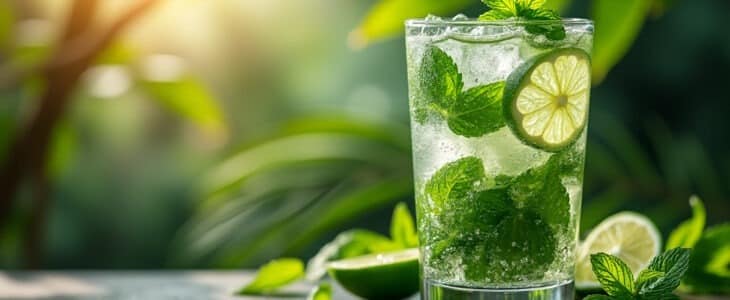 découvrez le mojito royal, une interprétation pétillante et sophistiquée du célèbre cocktail cubain. ce mélange exquis de menthe fraîche, de citron vert juteux et de champagne vous transportera dans un univers de saveurs raffinées. laissez-vous séduire par cette boisson festive qui allie tradition et élégance.