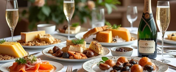 découvrez le guide ultime des accords mets et champagne, une ressource précieuse pour sublimer vos repas. apprenez à marier les saveurs et à choisir le champagne idéal pour chaque plat, que ce soit pour une occasion spéciale ou un dîner intimiste. éveillez vos sens et élevez votre expérience culinaire avec nos conseils d'experts.