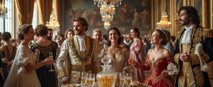 découvrez le rôle central du champagne lors des fêtes de cour sous louis xiv, symbole de luxe et de célébration à la cour de versailles. plongez dans l'univers somptueux des banquets et des festivités qui ont marqué l'époque baroque et l'essor de cette boisson prestigieuse.