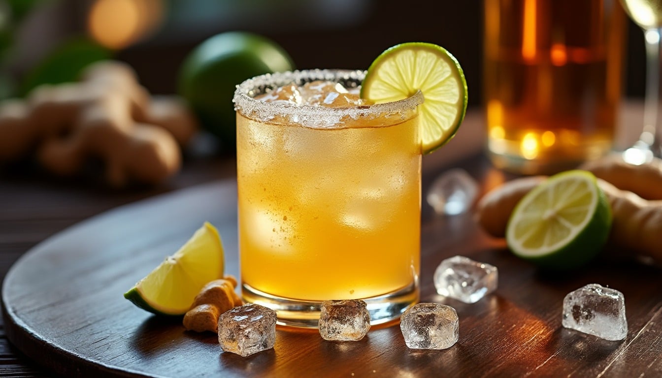 découvrez la margarita gingembre & champagne, une fusion audacieuse et raffinée qui marie la fraîcheur du gingembre à l'effervescence du champagne. une expérience gustative piquante qui saura surprendre et ravir les amateurs de cocktails.