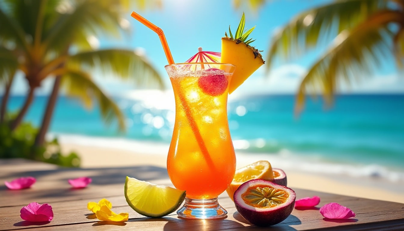 découvrez rhum-champagne passion, un cocktail étonnant qui allie l'exotisme du rhum à l'élégance du champagne, évoquant des saveurs estivales rafraîchissantes. parfait pour animer vos soirées d'été et surprendre vos invités !
