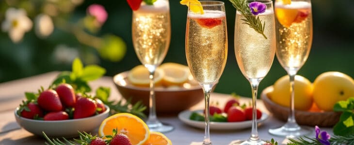 découvrez 5 recettes de cocktails au champagne faciles à réaliser pour impressionner vos invités lors de l'apéritif. des mélanges rafraîchissants et festifs qui apporteront une touche élégante à votre soirée!