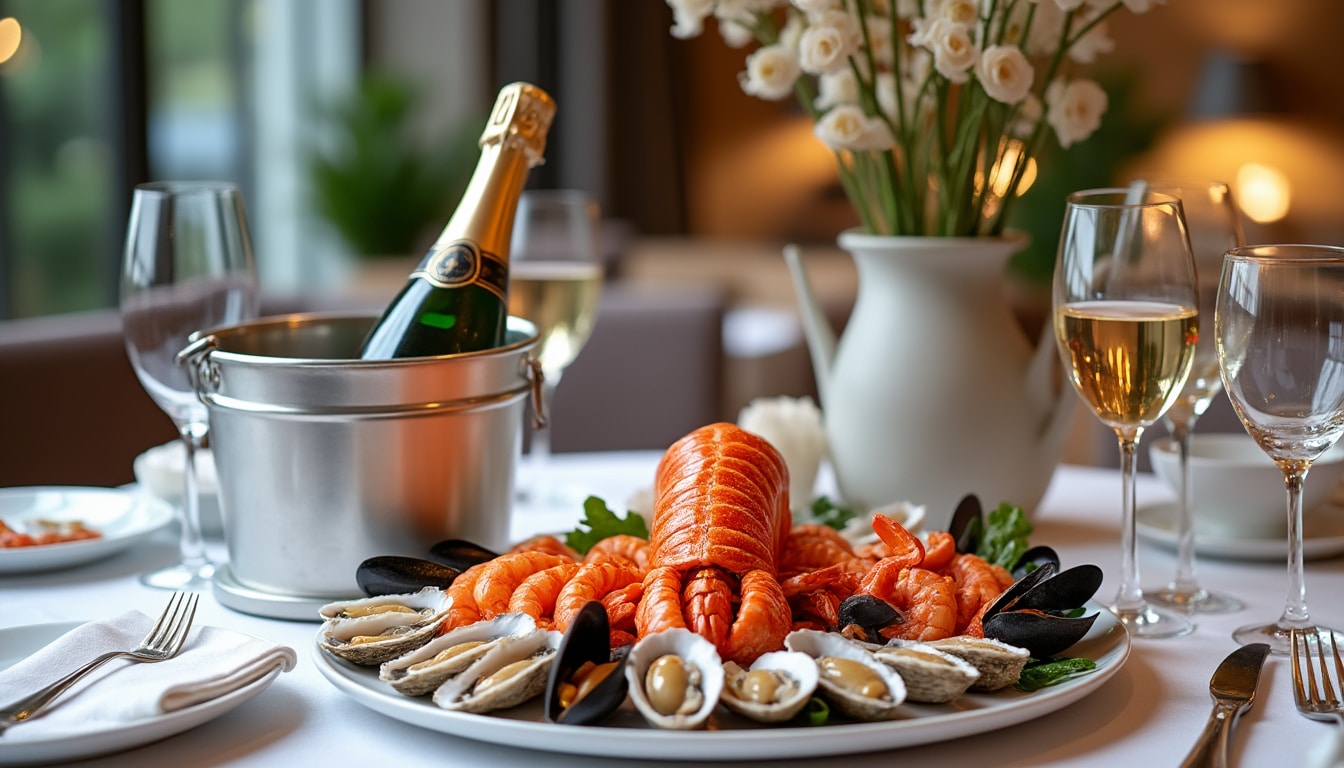 découvrez l'harmonie délicieuse entre le champagne et les fruits de mer. cette combinaison raffinée ravira vos papilles et élevera vos repas à un niveau supérieur. apprenez les secrets de cet accord gastronomique qui éveille les sens.