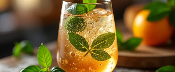 découvrez le cocktail basilic-champagne, une boisson rafraîchissante qui marie l'effervescence du champagne à la fraîcheur aromatique du basilic. idéal pour surprendre vos invités lors de vos apéritifs, ce cocktail promet une explosion de saveurs inattendues qui éveillera vos papilles. laissez-vous séduire par cette expérience gustative unique.