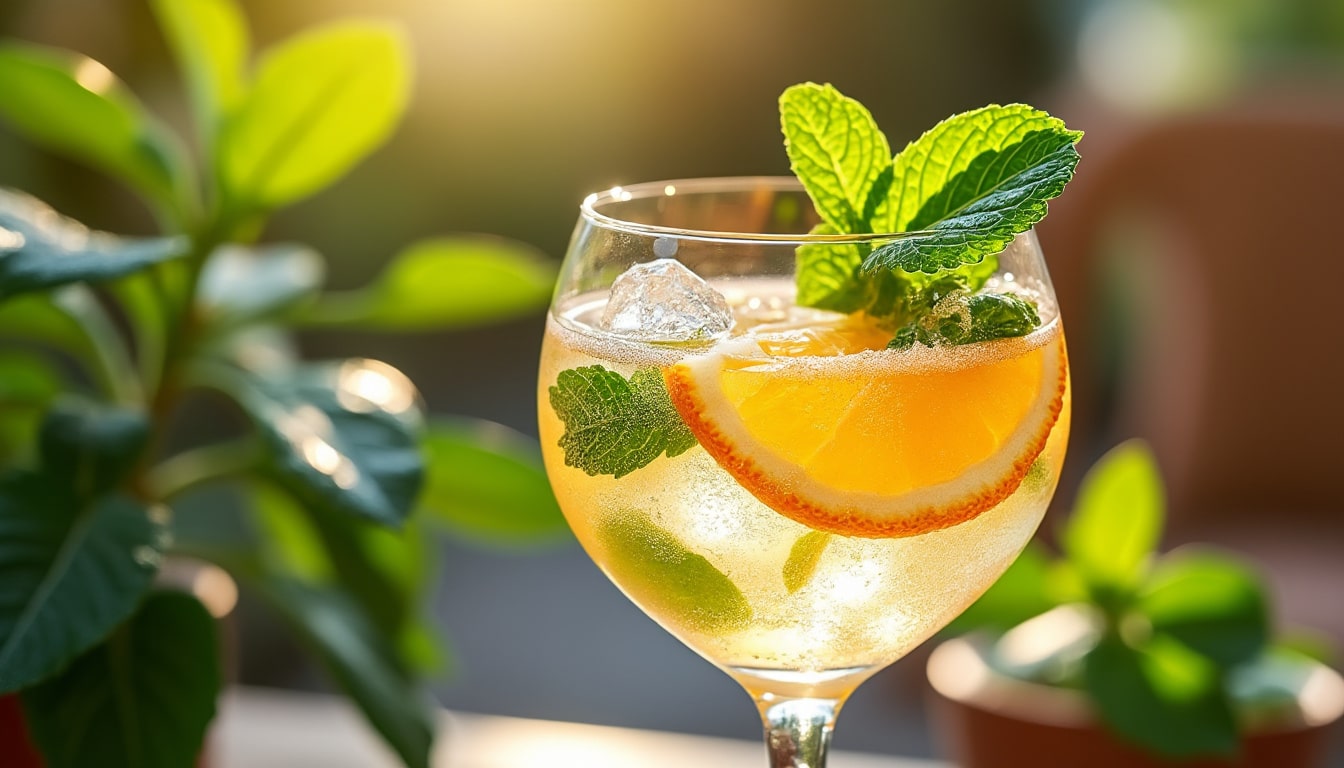 découvrez le cocktail spritz menthe-champagne, un mélange frais et pétillant parfait pour vos apéritifs estivaux. savourez l'alliance délicate de la menthe et du champagne qui éveillera vos sens et ajoutera une touche raffinée à vos soirées.