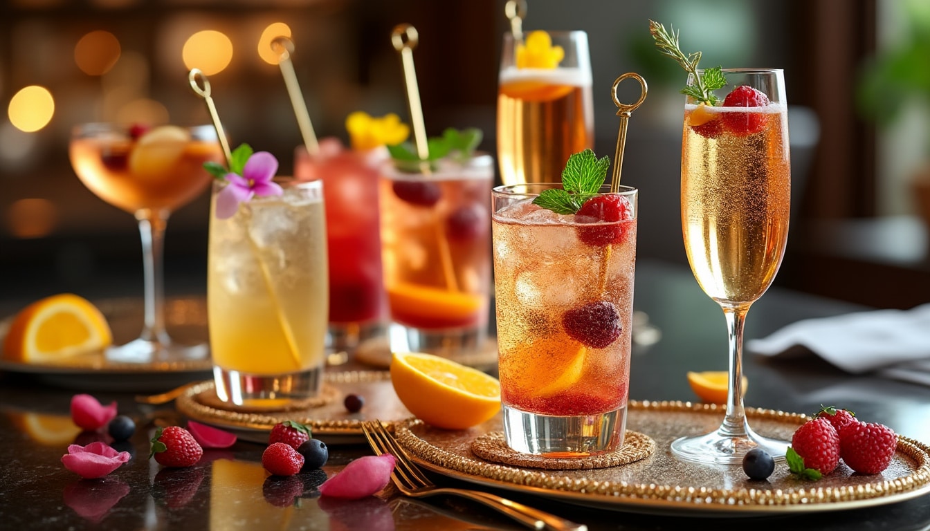 découvrez les recettes tendances de cocktails au champagne qui égayeront vos soirées ! explorez des mélanges raffinés et pétillants, parfaits pour impressionner vos invités et célébrer chaque instant avec élégance.