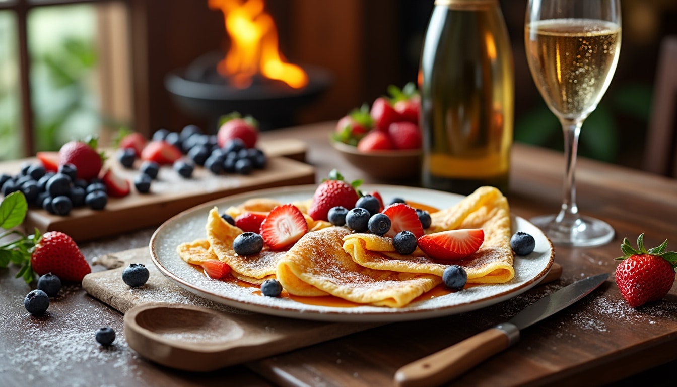 découvrez l'art de la préparation des crêpes flambées au champagne. cet article explore l'usage de l'alcool dans la pâte : bénéfices, saveurs et alternatives, pour un délice sucré tout en subtilité. faut-il vraiment ajouter de l'alcool ? plongez dans notre analyse savoureuse.