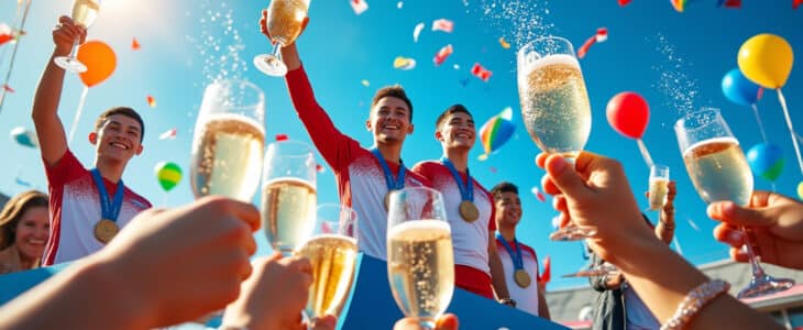 découvrez comment le champagne est devenu une tradition emblématique des jeux olympiques, célébrant l'esprit sportif et l'excellence. plongez dans l'histoire fascinante de cette alliance entre effervescence et compétition.