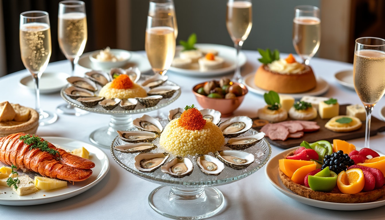 découvrez les 10 meilleurs plats à associer avec du champagne pour sublimer vos repas. que vous soyez amateur de fruits de mer, de fromage ou de desserts, apprenez à harmoniser ces délices avec de fines bulles pour une expérience gustative inoubliable.