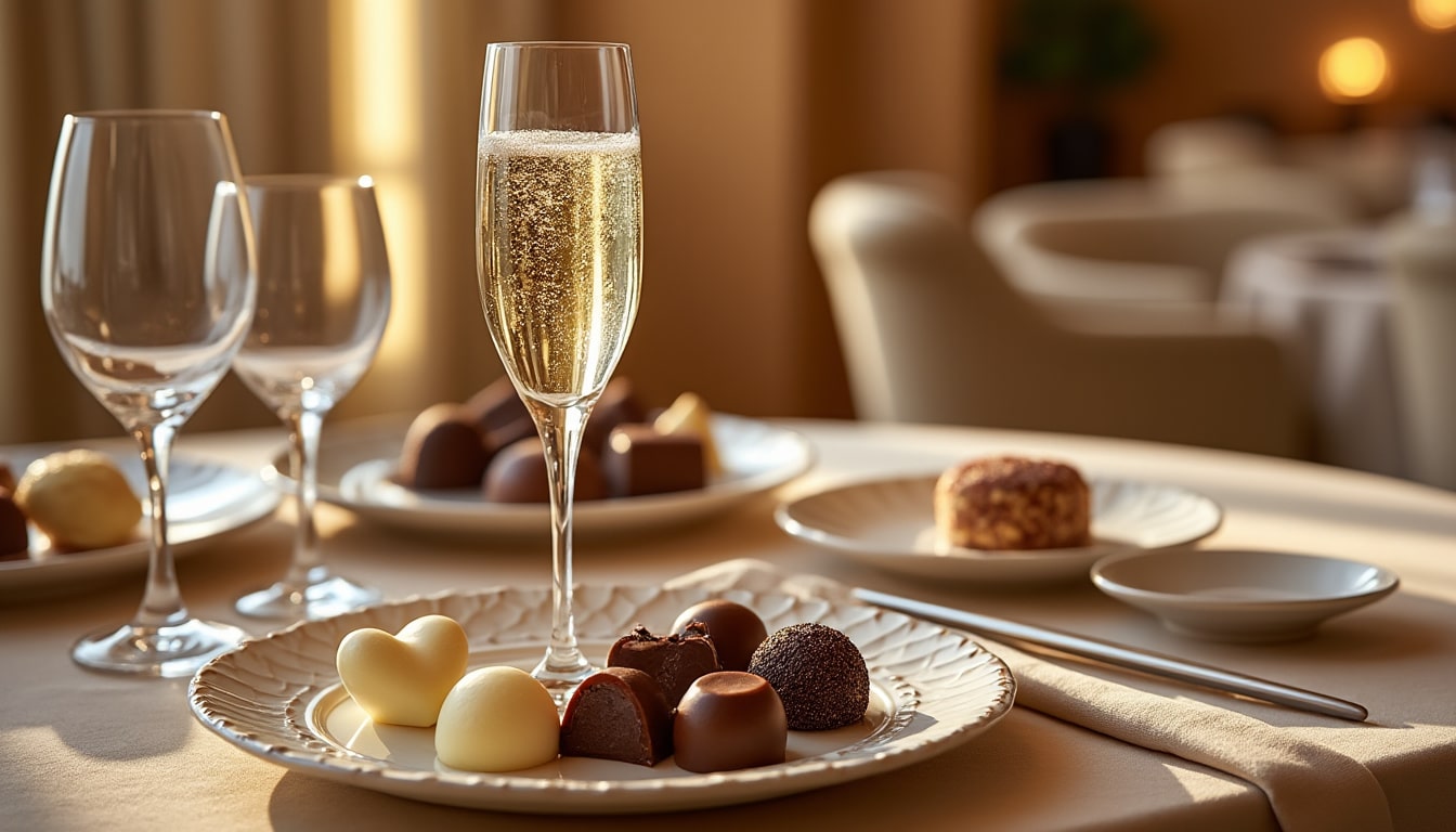 découvrez l'harmonie délicieuse entre le champagne et le chocolat. explorez les accords gustatifs, les conseils de dégustation et les combinaisons parfaites pour sublimer vos moments de plaisir. une expérience sensorielle à ne pas manquer !