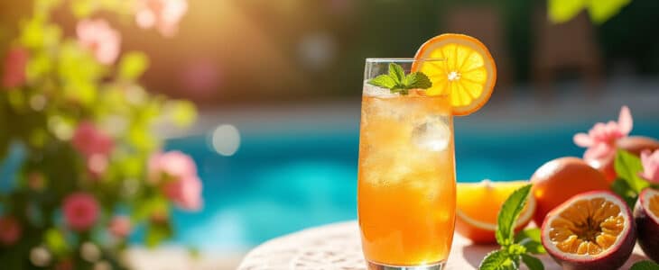 découvrez pourquoi le spritz passion au champagne est la boisson incontournable de l'été. avec ses saveurs rafraîchissantes et pétillantes, il incarne l'élégance et la convivialité, parfait pour vos apéritifs ensoleillés.