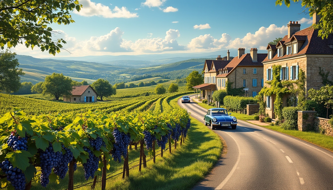 découvrez l'itinéraire parfait pour un road trip en champagne, à travers les plus beaux domaines viticoles. explorez des paysages enchanteurs, dégustez des champagnes renommés et plongez dans l'art de la vinification. une aventure inoubliable au cœur de la région viticole française.