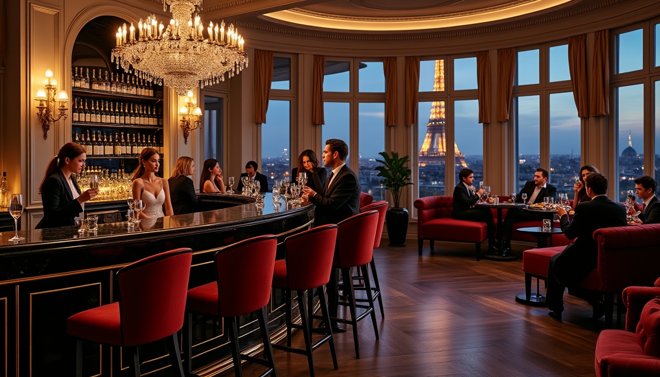 découvrez les meilleurs bars à champagne de paris, où vous pourrez savourer des cuvées prestigieuses dans une ambiance élégante. que vous soyez un amateur de bulles ou simplement en quête d'une expérience unique, notre guide vous dévoile les adresses incontournables pour déguster le meilleur du champagne dans la capitale française.